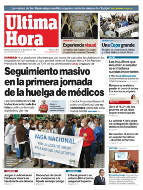 Cover of Ultima Hora
