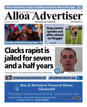 Cover of Alloa Advertiser