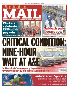 Cover of Birmingham Mail
