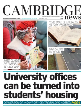Cover of Cambridge News