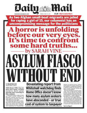 Cover of Daily Mail