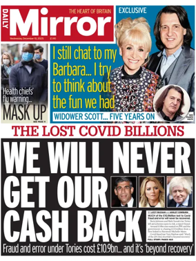Cover of Daily Mirror