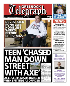 Cover of Greenock Telegraph