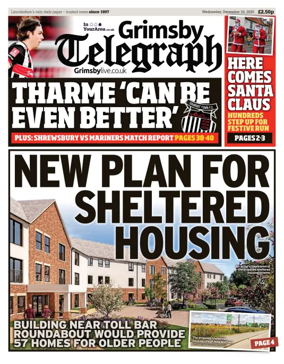 Cover of Grimsby Telegraph