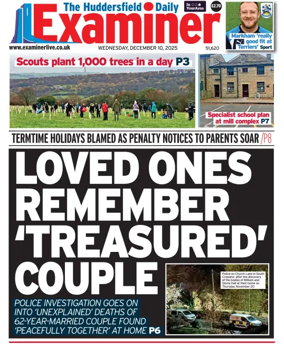 Cover of Huddersfield Daily Examiner