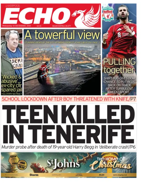Cover of Liverpool Echo