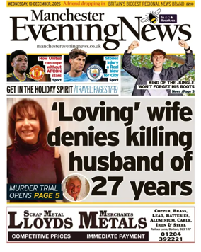 Cover of Manchester Evening News