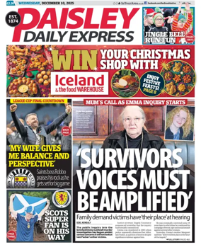 Cover of Paisley Daily Express