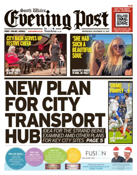 Cover of South Wales Evening Post
