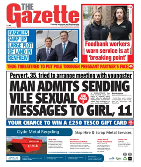 Cover of The Gazette (Scotland)