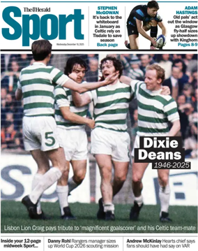Cover of Herald Sport