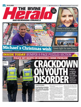 Cover of The Irvine Herald and Kilwinning Chronicle