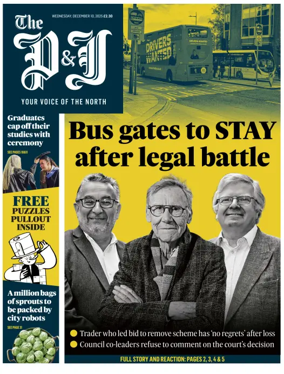 Cover of The Press and Journal (Aberdeenshire)