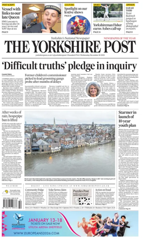 Cover of Yorkshire Post