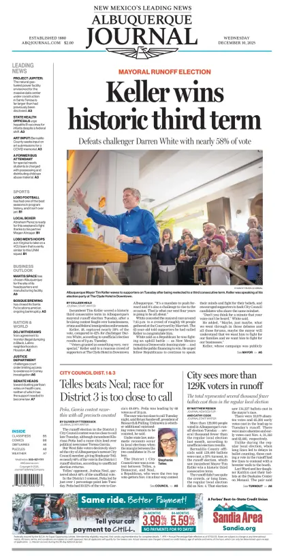 Cover of Albuquerque Journal