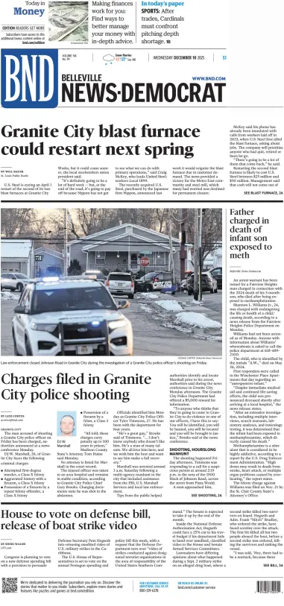 Cover of Belleville News-Democrat