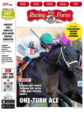 Cover of Daily Racing Form National Digital Edition