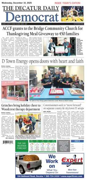 Cover of The Decatur Daily Democrat