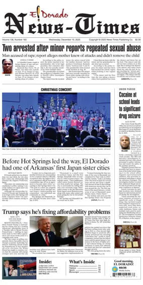 Cover of El Dorado News-Times (VCID - Camden News)