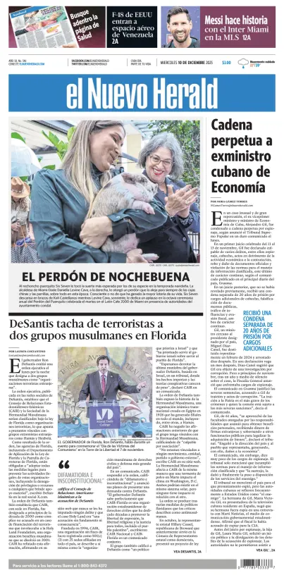 Cover of El Nuevo Herald