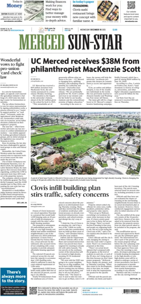 Cover of Merced Sun-Star