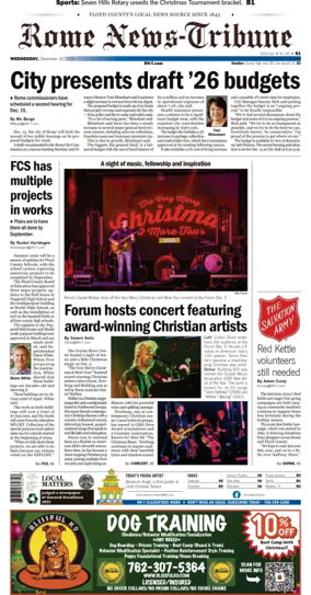 Cover of Rome News-Tribune