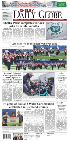 Cover of Shelby Daily Globe