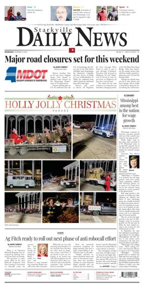 Cover of Starkville Daily News