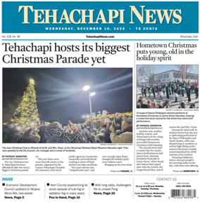 Cover of Tehachapi News