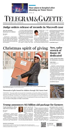 Cover of Telegram & Gazette