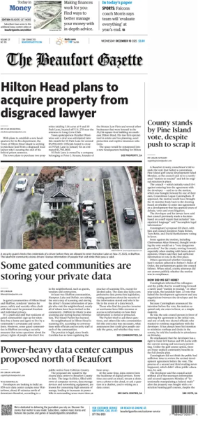 Cover of The Beaufort Gazette