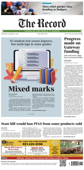 Cover of The Bergen Record