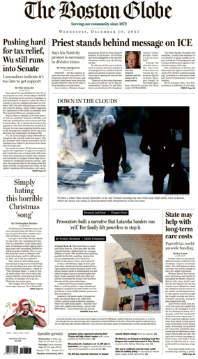 Cover of The Boston Globe