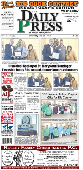 Cover of The Daily Press