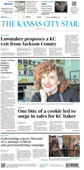 Cover of The Kansas City Star