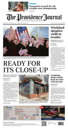 Cover of The Providence Journal
