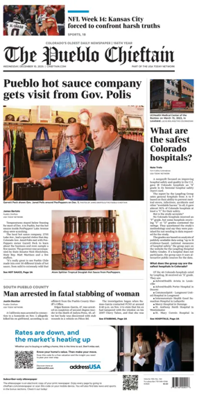 Cover of The Pueblo Chieftain
