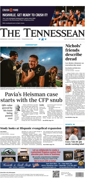 Cover of The Tennessean