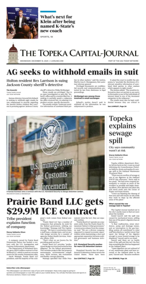 Cover of The Topeka Capital-Journal