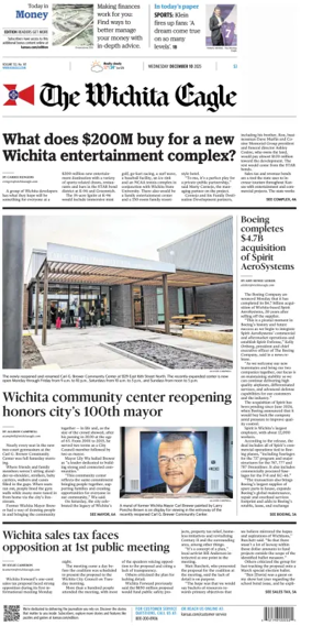 Cover of The Wichita Eagle