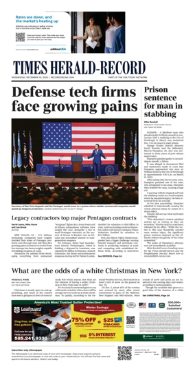 Cover of Times Herald-Record