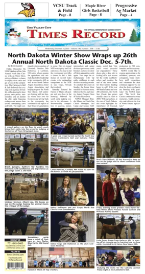 Cover of Valley City Times-Record