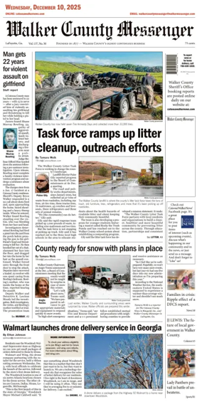 Cover of Walker County Messenger