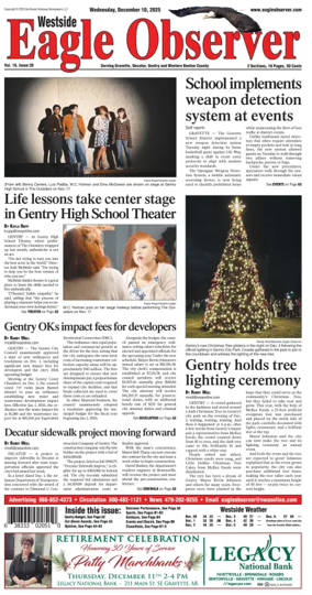 Cover of Westside Eagle-Observer