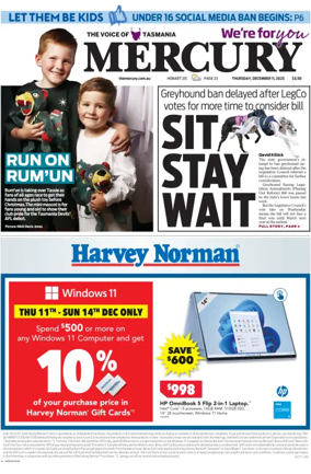 Cover of Mercury (Hobart)