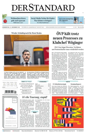 Cover of Der Standard