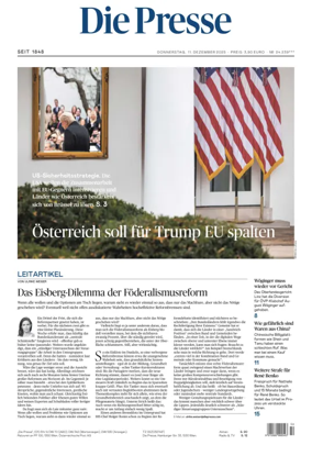 Cover of Die Presse