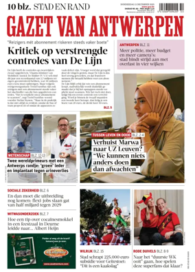 Cover of Gazet van Antwerpen Metropool Stad