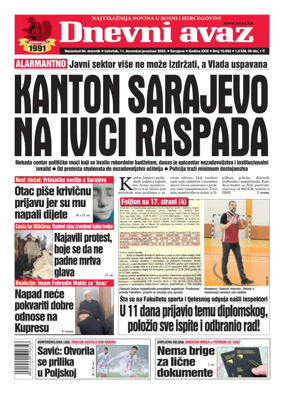 Cover of Dnevni avaz