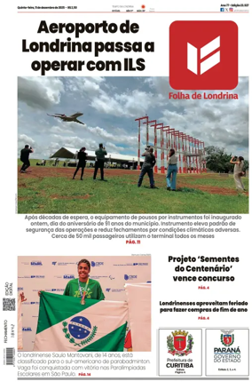 Cover of Folha de Londrina